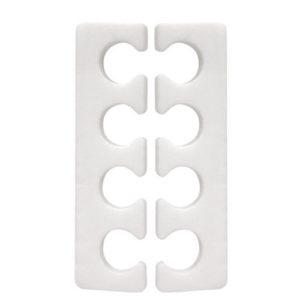 Separadores de dedos blancos (1 ud. x2)