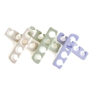 Separadores de dedos pack 12 uds.(blancos)