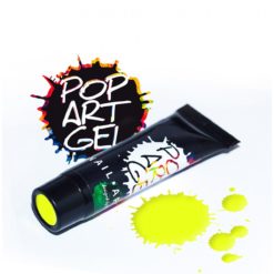 Gel pop art amarillo neón