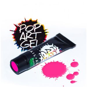 Gel pop art rosa neón