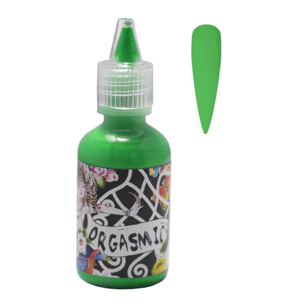 Orgasmic color verde manzana