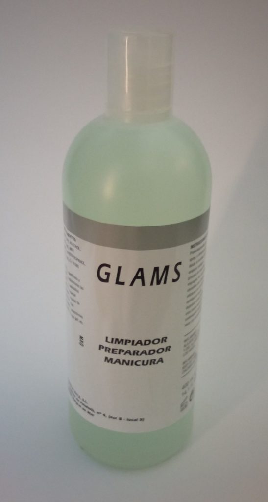 Limpiador desinfectante -sanitizer / spray- Glams 400 ml -sin pulverizador-