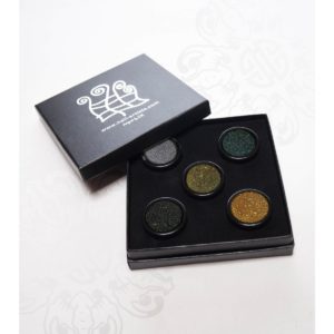 Colección FestiveCHROME Glitter 5 x 3 g.