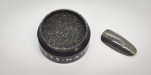 Col. festiveCHROME Glitter CHROME.grey 4 g.