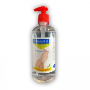DTO X CANTIDAD: Gel hidroalcohólico -anti covid 19-  500 ml