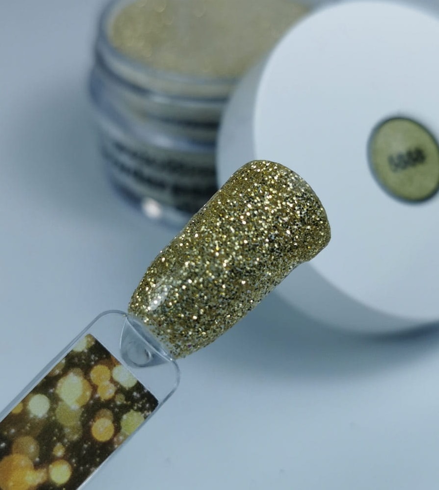 System dip -5558 Rich Gold Glitter- 45 g - Imagen 2