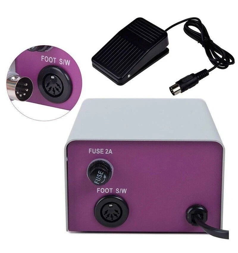 Torno para manicura / pedicura 30000 RPM (Modelo SINA MM25000) - Imagen 3