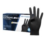Guantes de Nitrilo Lite, negros, -Talla M- 100 Uds.